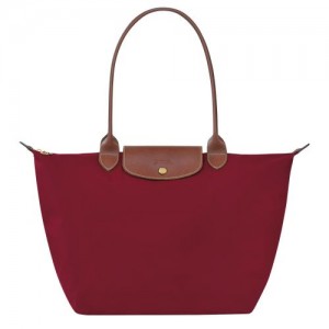 Longchamp Le Pliage Original Shoulder bag L Red | FJTMO-6528