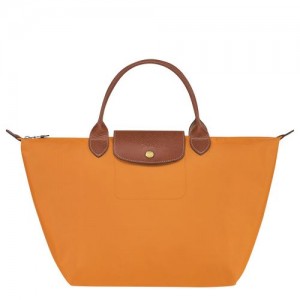 Longchamp Le Pliage Original Top handle bag M Saffron | SHLOX-4829