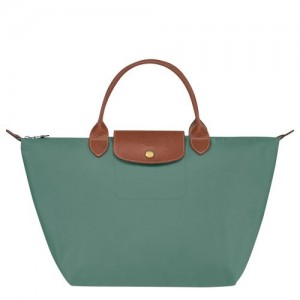 Longchamp Le Pliage Original Top handle bag M Cypress | HDMNT-1362