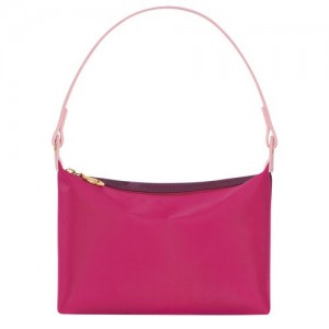 Longchamp Le Pliage Re-Play Shoulder bag Fuchsia | JQGWR-0481