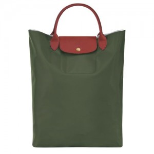 Longchamp Le Pliage Re-Play Top handle bag Khaki | AINZH-1958