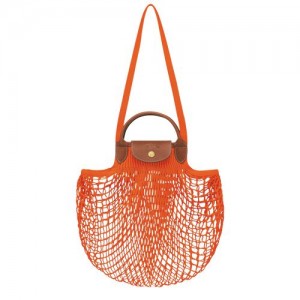 Longchamp Le Pliage filet Top handle bag Orange | ULYSX-2097