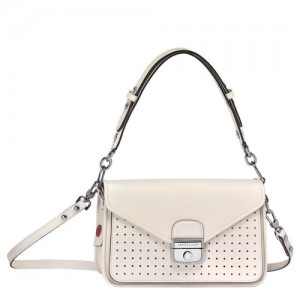 Longchamp Mademoiselle Crossbody bag S Ivory | WGRFI-2714