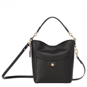 Longchamp Mademoiselle Shoulder bag S Black | SOQPI-5106