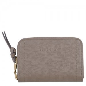 Longchamp Mailbox Coin purse Taupe | NLRYW-0946