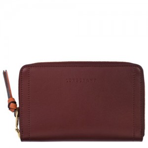 Longchamp Mailbox Compact wallet Red Lacquer | BQANF-3546