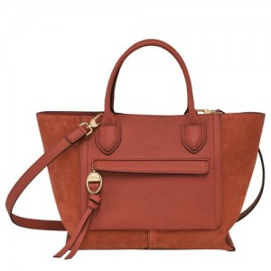 Longchamp Mailbox Top handle bag M Marmelade | LNFUY-6074