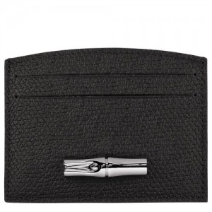 Longchamp Roseau Card holder Black | LCSNV-8741