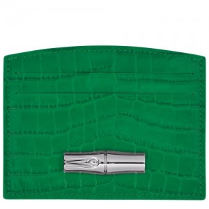 Longchamp Roseau Card holder Green | PZTRO-5203