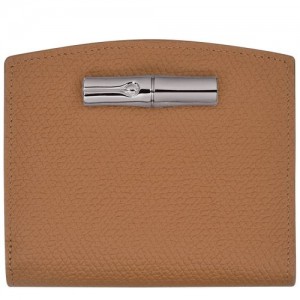 Longchamp Roseau Compact wallet Natural | LZXNE-8530