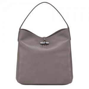 Longchamp Roseau Essential Hobo bag Grey | YESTB-8621