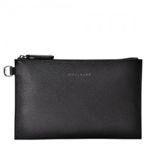 Longchamp Roseau Essential Pouch Black | WJIAL-1967