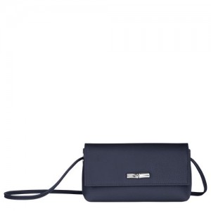 Longchamp Roseau Essential Pouch Navy | MQNFH-2370