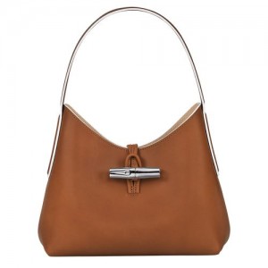 Longchamp Roseau Shoulder bag XS Cognac | OEWKD-1029