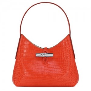 Longchamp Roseau Shoulder bag XS Orange | ZTEIN-4690