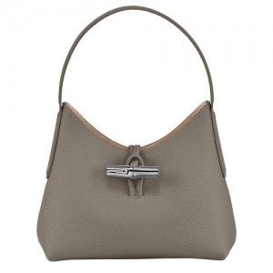 Longchamp Roseau Shoulder bag XS Turtledove | AICFL-7908