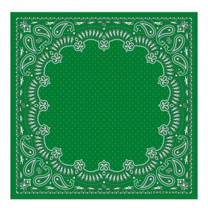 Longchamp Silk scarf 50 Green | EMHYF-5368