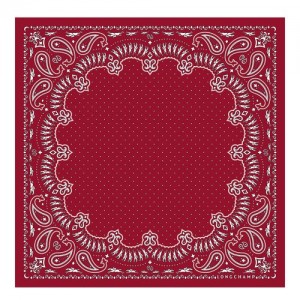 Longchamp Silk scarf 50 Red | INOAT-0295