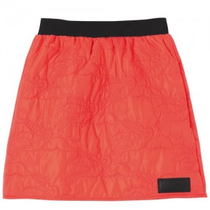 Longchamp Skirt Orange | WUARC-7869