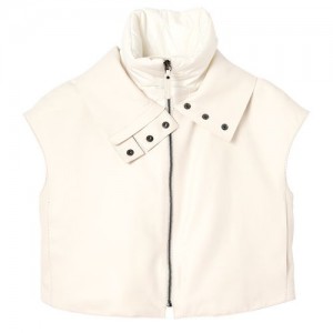 Longchamp Sleeveless jacket Ecru | FSTLR-6917