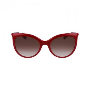 Longchamp Sunglasses Red | HQVIS-6982