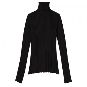 Longchamp Sweater Black | LRTZB-8521