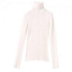 Longchamp Sweater Ivory | SKEBQ-7826