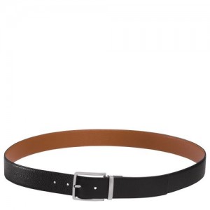 Longchamp belt Black/Caramel | EDTAN-4189