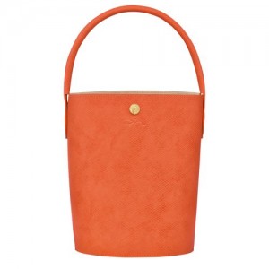 Longchamp epure Bucket bag Orange | MNJOQ-6291