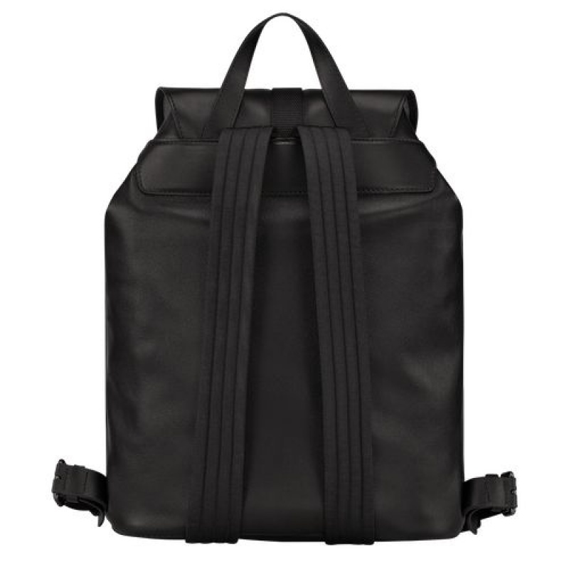 Longchamp 3D Backpack M Black | CLNVA-6512