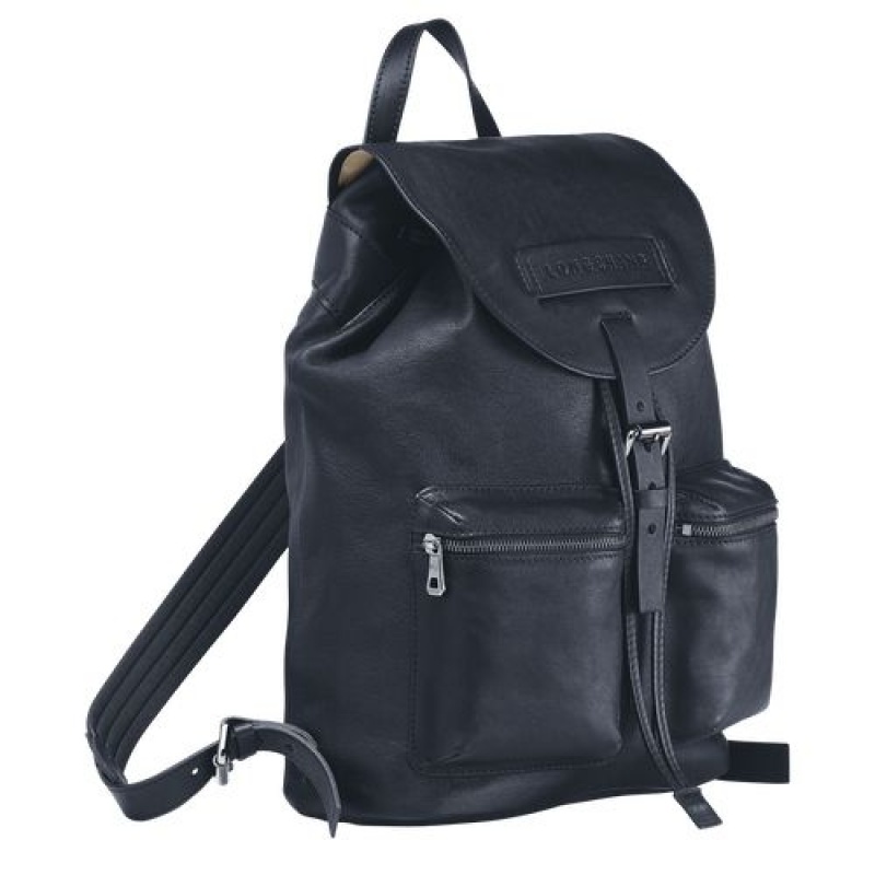 Longchamp 3D Backpack M Midnight Blue | GWNYO-9832