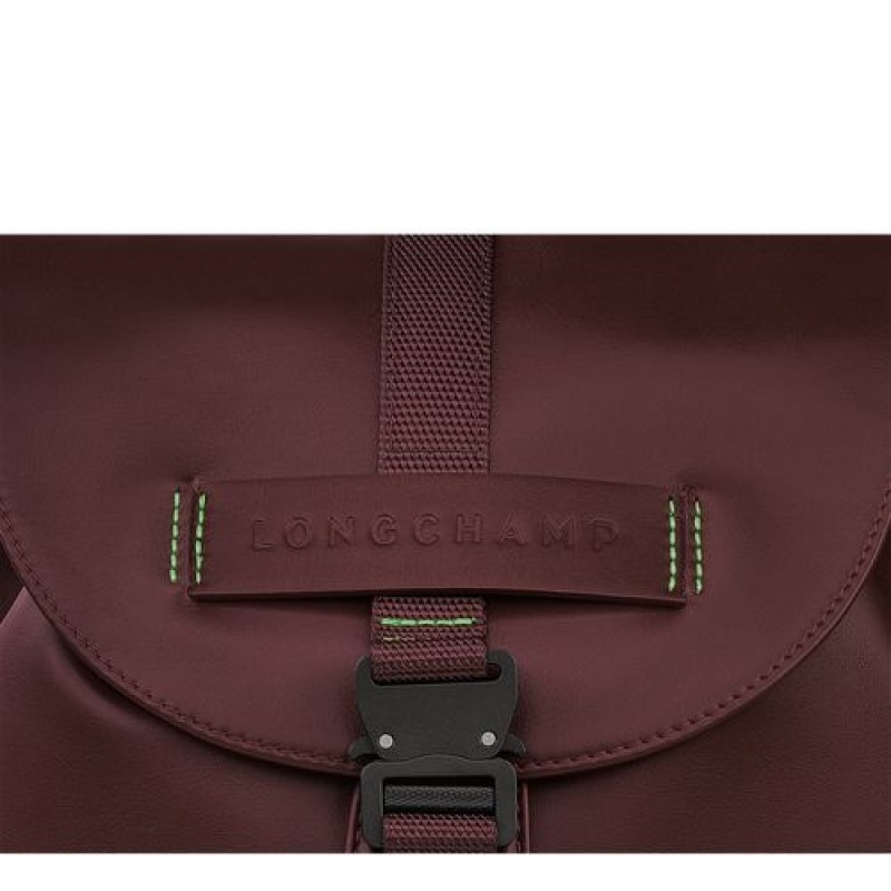 Longchamp 3D Backpack M Red Lacquer | MVTOH-8495