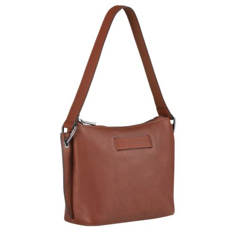 Longchamp 3D Pouch Cognac | OCSIX-3174