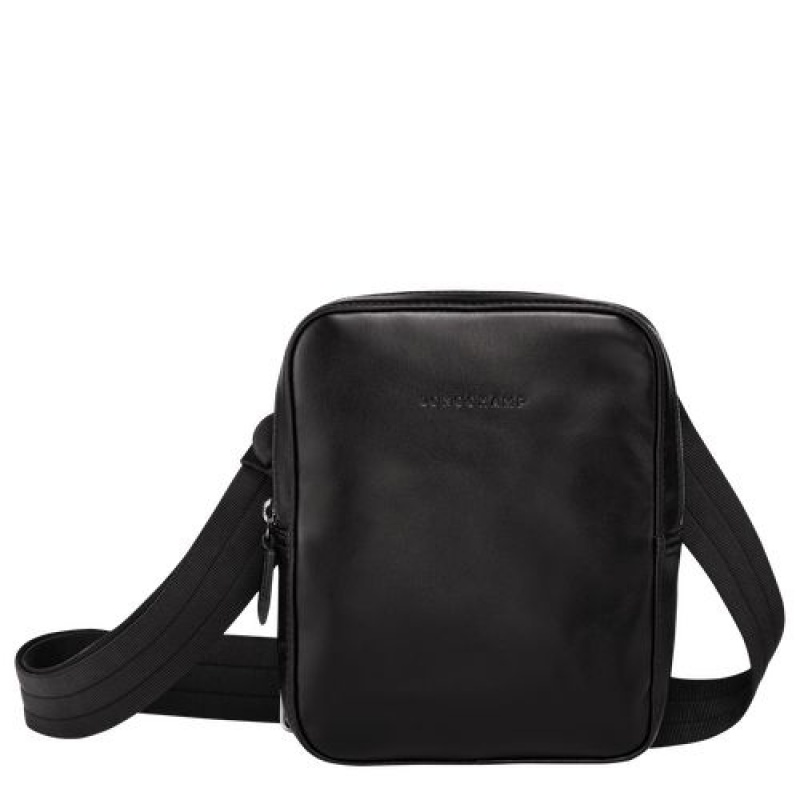 Longchamp Baxi Crossbody bag S Black | KTCRF-1427