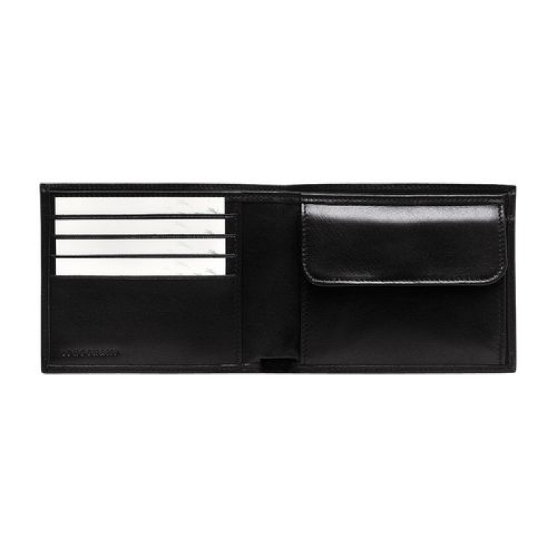 Longchamp Baxi Wallet Black | OZSNU-6705