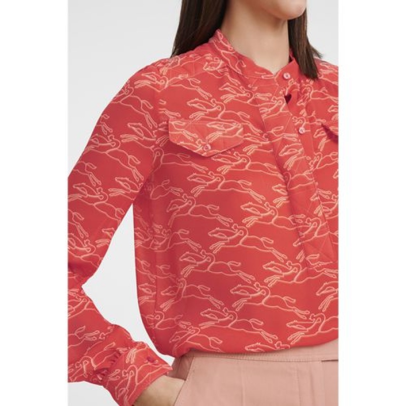 Longchamp Blouse Orange | YQCEV-0439