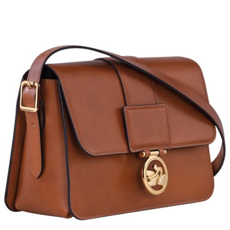 Longchamp Box-Trot Crossbody bag M Cognac | SKIMP-8124