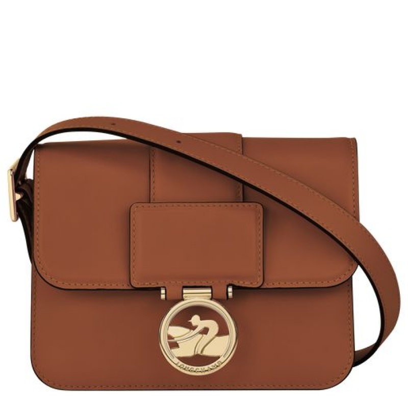 Longchamp Box-Trot Crossbody bag S Cognac | WXAFJ-5038