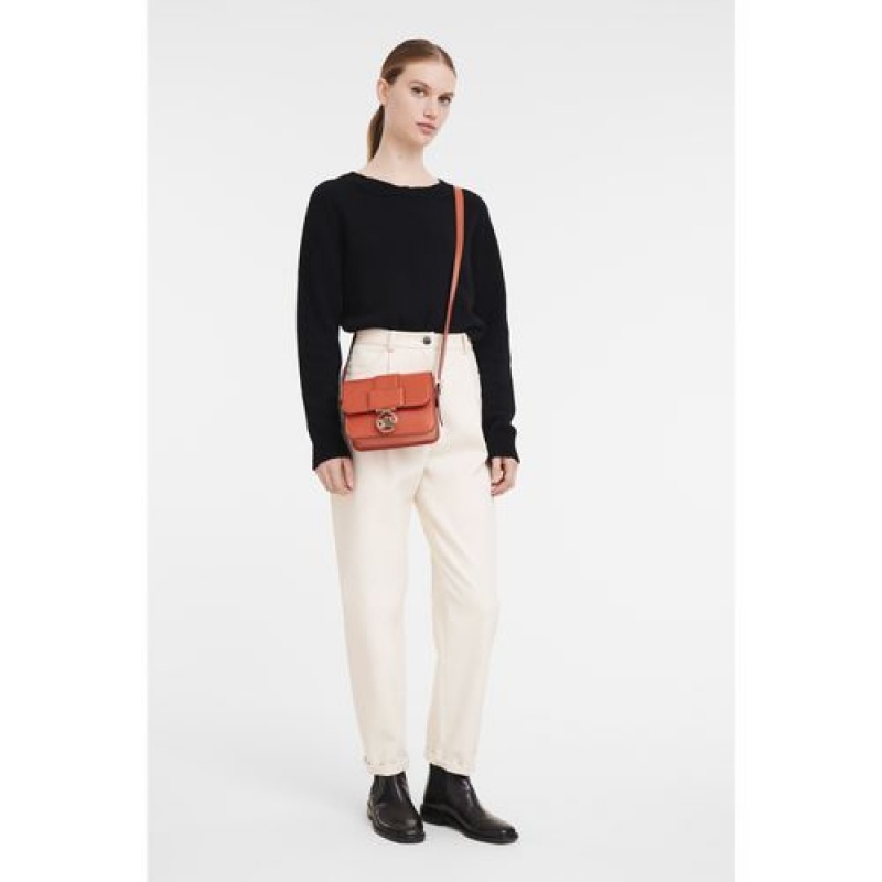 Longchamp Box-Trot Crossbody bag S Orange | LSPRM-8072