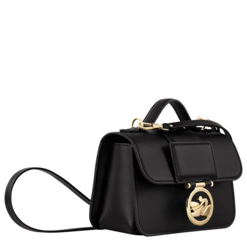 Longchamp Box-Trot Crossbody bag XS Black | DWSVX-5016