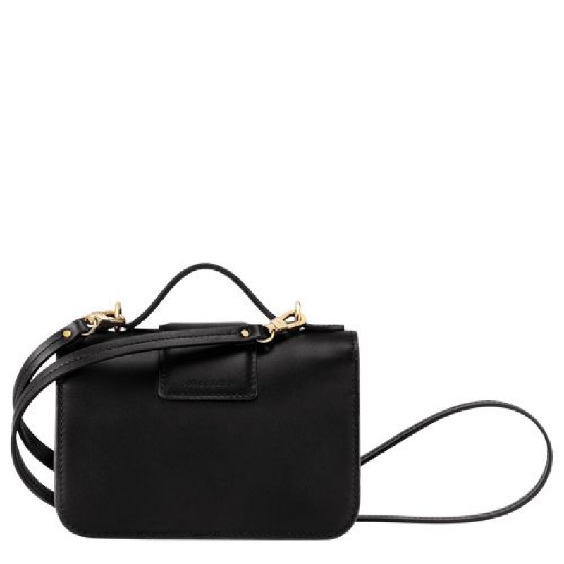 Longchamp Box-Trot Crossbody bag XS Black | DWSVX-5016