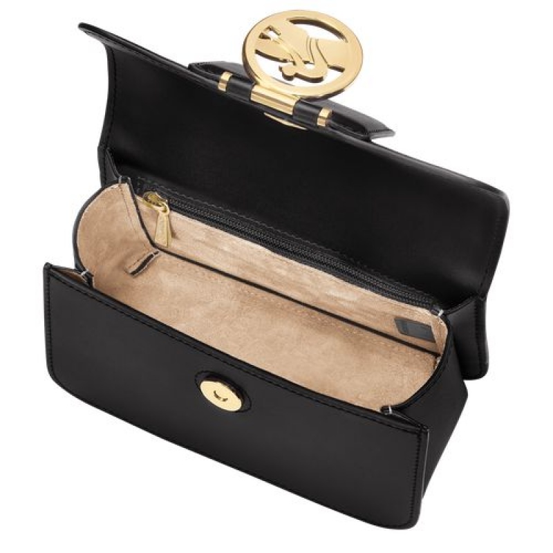 Longchamp Box-Trot Crossbody bag XS Black | DWSVX-5016