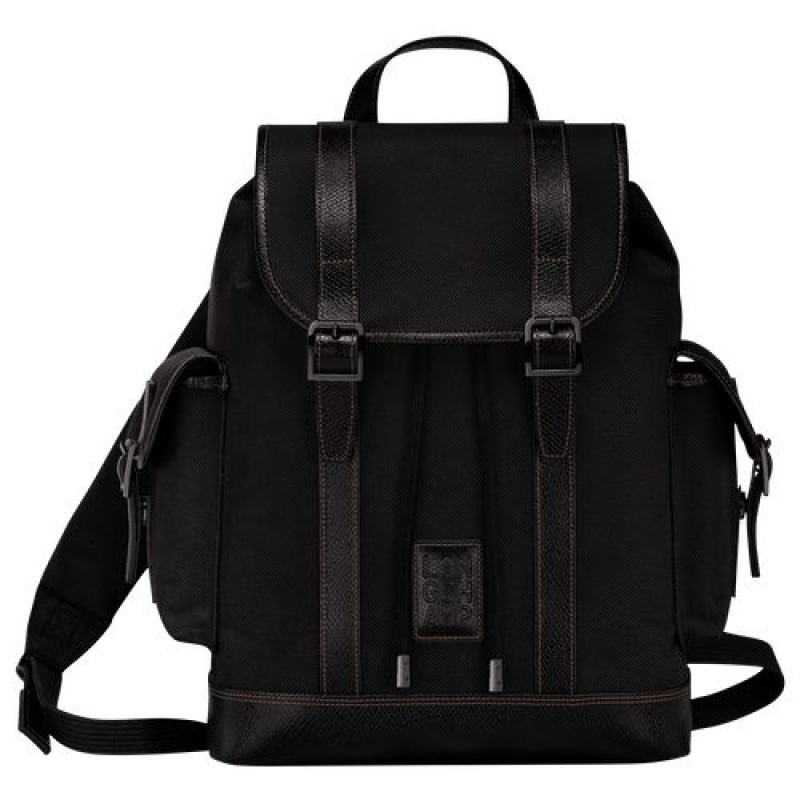 Longchamp Boxford Backpack Black | BUZLN-0185