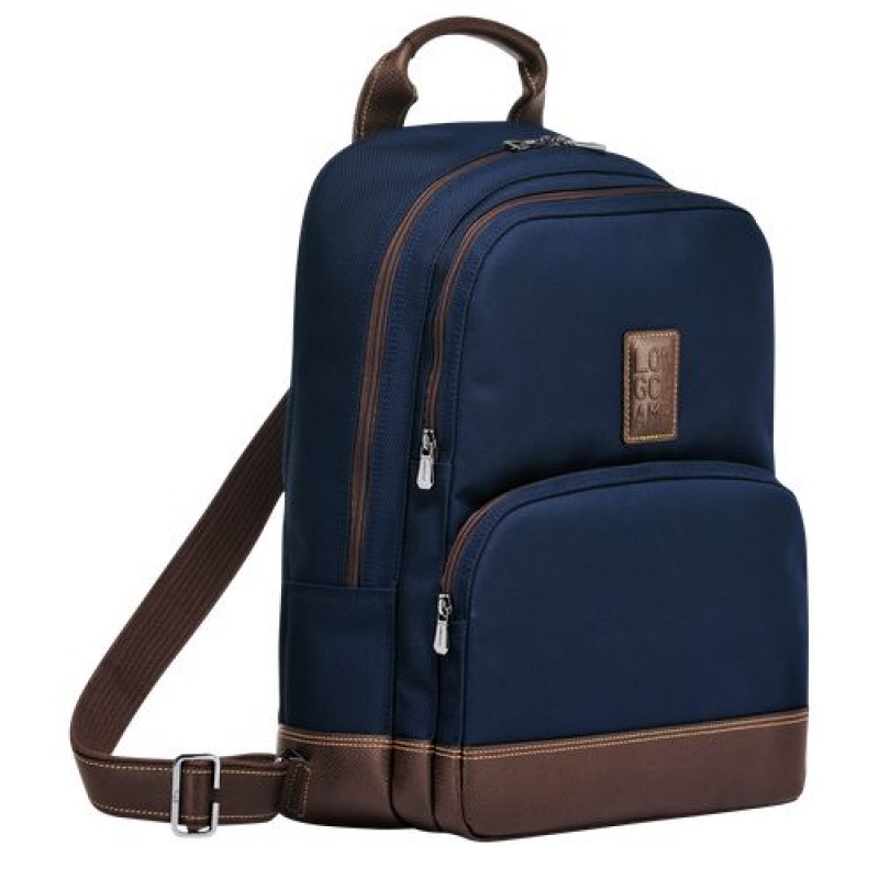 Longchamp Boxford Backpack Blue | JKCWL-0564