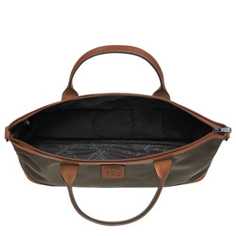 Longchamp Boxford Briefcase S Brown | ECUTS-3941