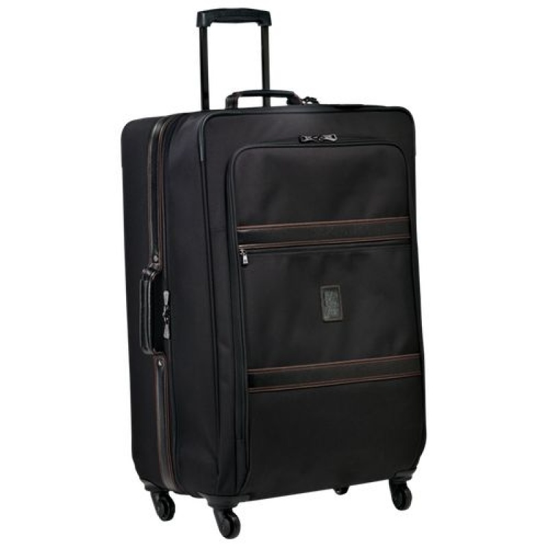 Longchamp Boxford Suitcase L Black | KISBT-0439