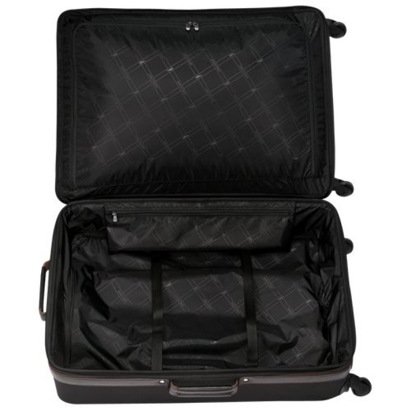 Longchamp Boxford Suitcase L Black | KISBT-0439