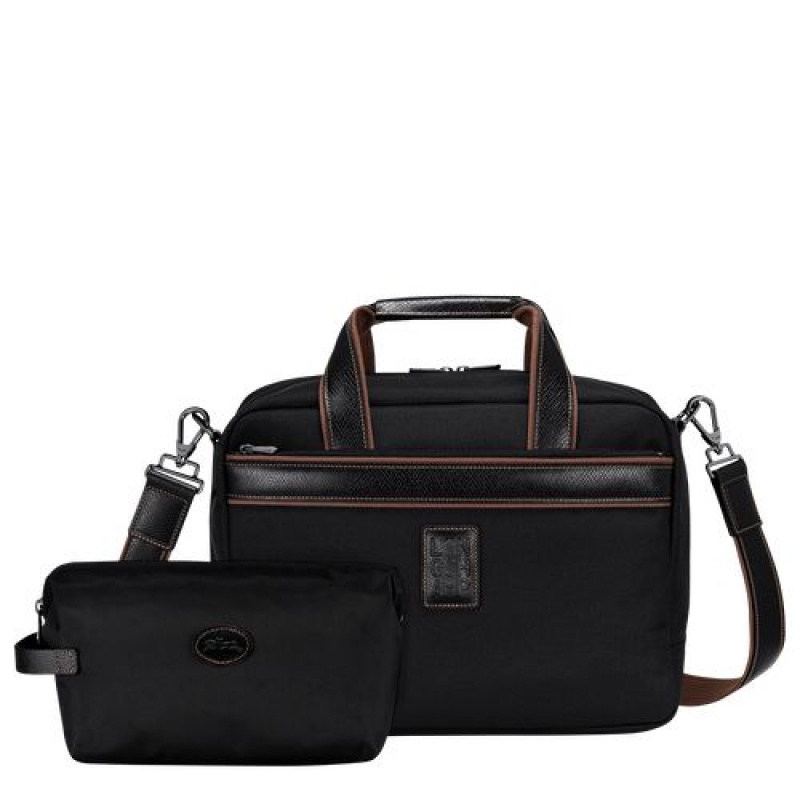 Longchamp Boxford Travel bag Black | BKTRQ-0756