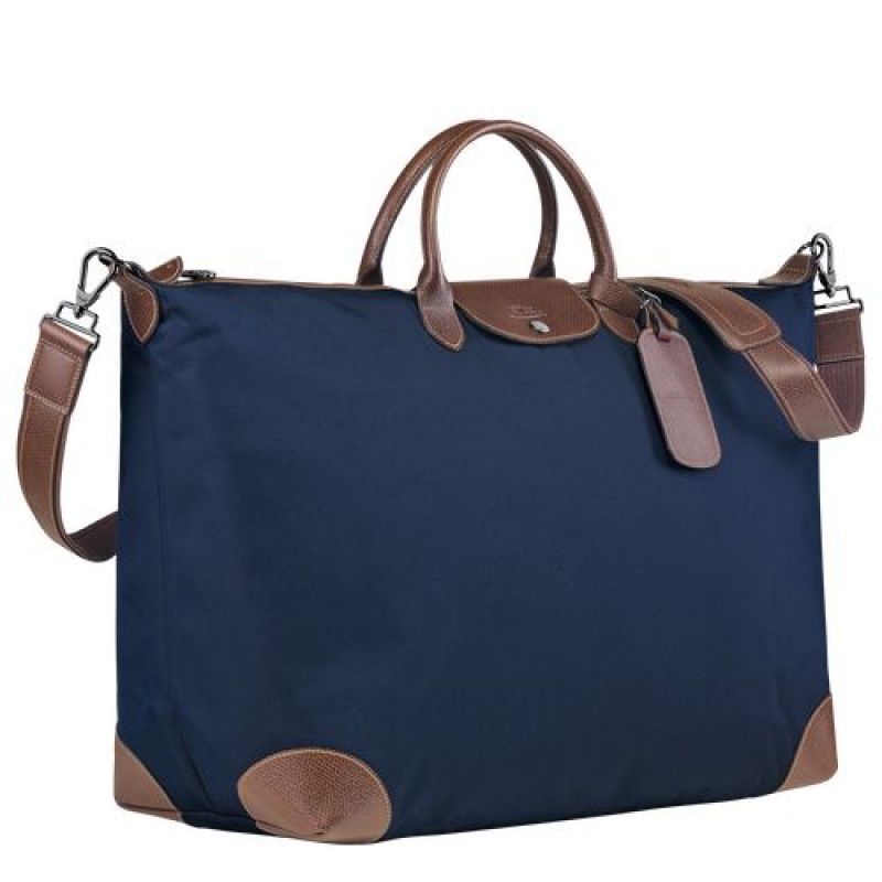 Longchamp Boxford Travel bag XL Blue | GMZIV-2630