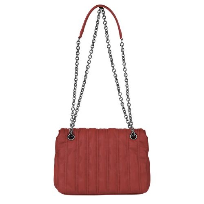 Longchamp Brioche Crossbody bag S Red | CBWZX-2785